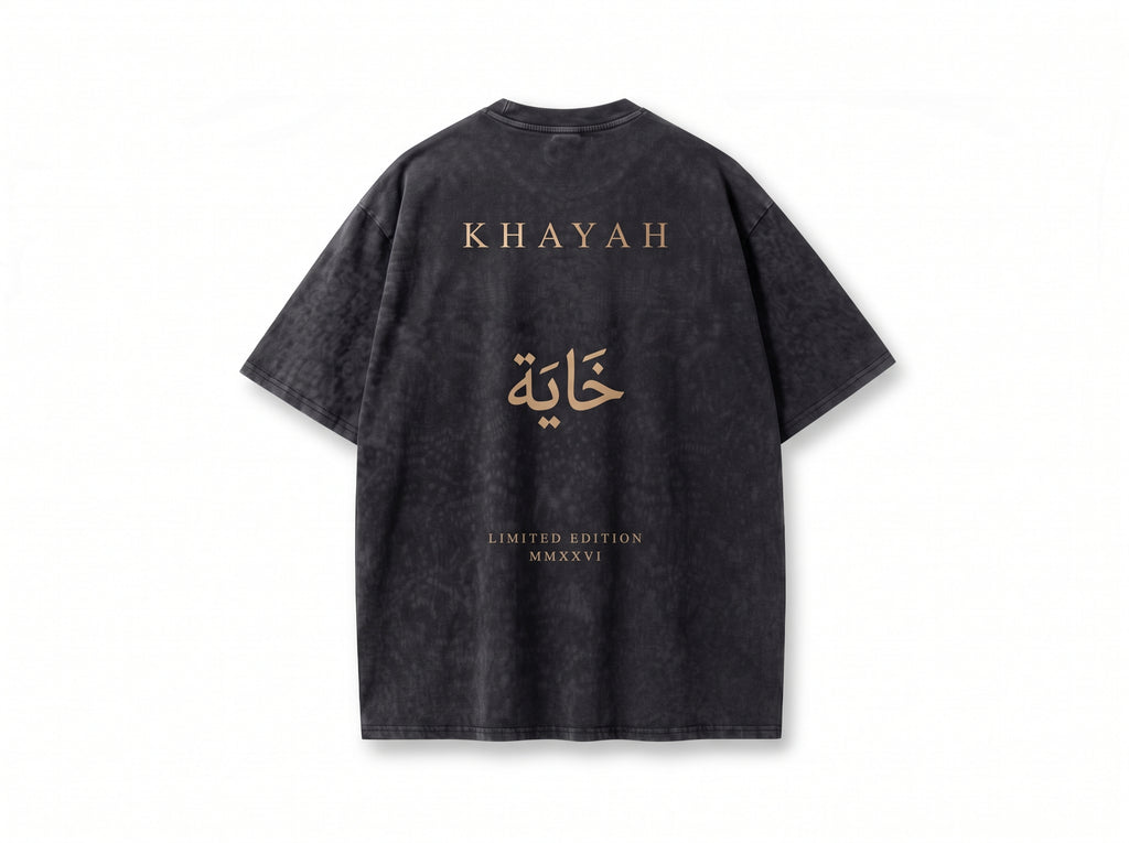 KHAYAH — Limited Edition Acid Wash Heavyweight Tee