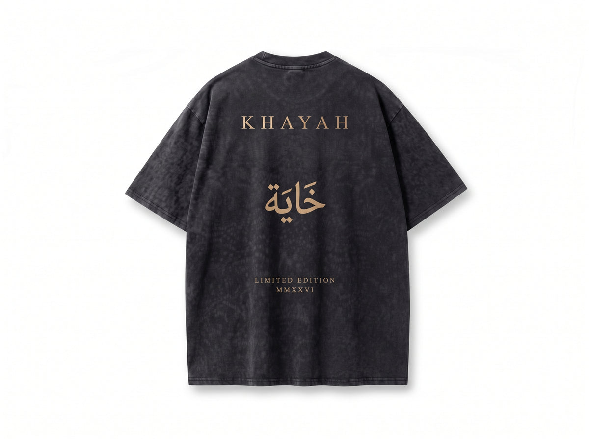 KHAYAH — Limited Edition Acid Wash Heavyweight Tee
