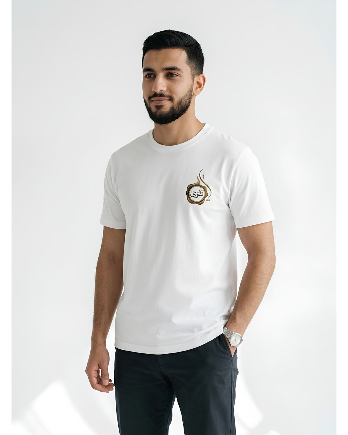 TAQWA (تَقْوَى) — Luxury Islamic Art & Calligraphy Heavyweight Tee