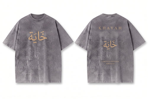 KHAYAH — Limited Edition Acid Wash Heavyweight Tee