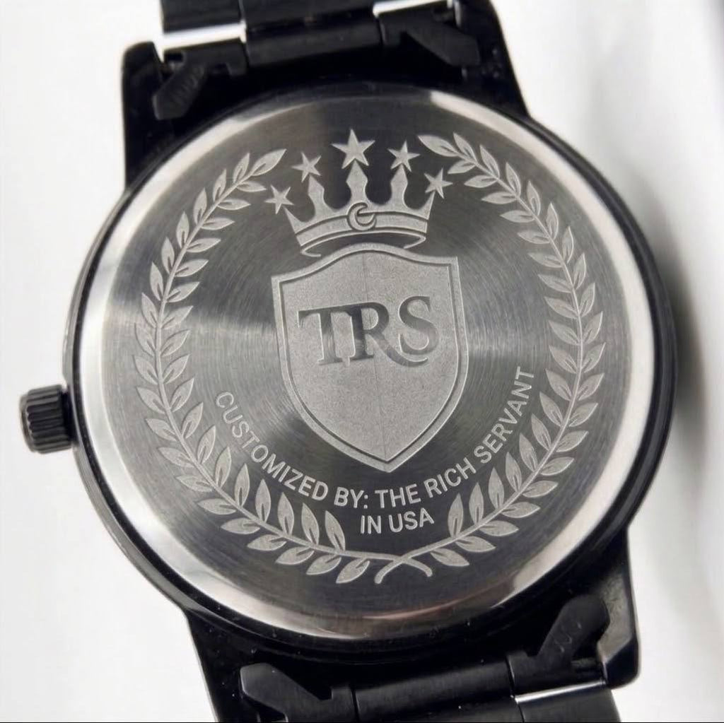 Custom 360° Spinning Car Wheel Watch – Stainless Steel Timepiece